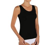 YSABEL MORA T-Shirt mit breiten Trägern, Baumwolle, Weiß, Schwarz , X-Large