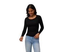 YSABEL MORA Thermo-T-Shirt für Damen, langärmlig, Komfort und fortschrittliche Technologie, um Sie bei jedem Wetter warm und bequem zu halten, mit atmungsaktivem und hypoallergenem Stoff, Schwarz , S