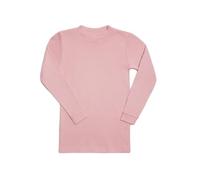 YSABEL MORA Unterhemd mit Schwanenkragen, langärmlig, für Jungen und Mädchen, 100 % Baumwolle, Komfort und Stil, warm und weich für maximalen Komfort und tägliche Mobilität, Pink, 10 Jahre