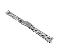YsangTergm 18/19/20 mm Edelstahl-Armband mit gebogenem Ende, passend for Omega Speedmaster