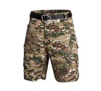 YSFWL Cargo Shorts Herren Sommer Kurze Hosen Jogginghose Wanderhose mit Taschen Arbeitshose Lässig Cargohosen Bequeme Freizeithosen Stretch Bermudashorts Chino Short Arbeitsshorts(#B Camouflage,3XL)