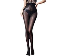 YSGUYILT Strumpfhosen für Damen 8D Sexy Hohe Taille Seide Öl Schimmer Glänzende Strumpfhosen Feinstrumpfhose Glanz Strümpfe