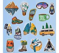 ysister AufnäHer Patches Flicken Zum AufbüGeln 15 Stück Aufnäher Patches Patches zum Aufbügeln Aufbügeln aufnäher Ideal für Rucksäcke Jeans Jacken Kleidung zum Basteln Bügelflicken Kinder