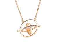 ysister Harry Zeitumkehrer,Zeitumkehrer Kette Hermine,Sanduhr Halskette, 360 Grad Zeit Konverter Sanduhr Anhänger, Wizard Party mit Sanduhr Requisiten Cosplay Fans