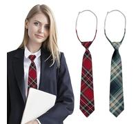 YSJCHEBS 2 Stück Herrenkrawatten, Karierte Krawatten, Hemdkrawatten, Vintage-Krawatten, Dekorative Krawatten, Bekleidungsaccessoires