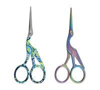 YSJCHEBS 2 Stück Kreative Styling-Scheren, Retro-Scheren, Stickscheren, Edelstahlscheren, Nähzubehör, Scherenwerkzeuge