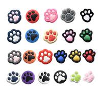 YSJCHEBS 22 Stück Pfoten-Schuhdekorationen, Niedliche Schuhdekorationen, Kreative Cartoon-Schuhdekorationen, Wasserdichte Pvc-Schuhdekorationen, Schuhdekorationszubehör