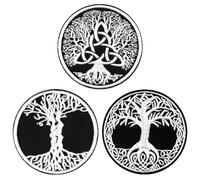 YSJCHEBS 3 Stück Stickaufnäher, Kleidungsdekorationsaufnäher, Kleidungsaufnäher, Nähaufnäher, Bekleidungszubehör