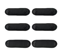 YSJCHEBS 4 Stück Abnehmbare Schultergurtpolster, 2 Stück Gerade Schultergurtpolster, Schulterpolster-Rucksack, Ersatz-Schulterpolster, Ersatz-Verstellbare Schultergurte, Schultergurt-Rucksack-Zubehör