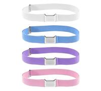 YSJCHEBS 4 Stück Elastische Taillenbänder Für Kinder, Gürtel Für Mädchen Und Jungen, Verstellbare Taillenbänder, Modische Elastische Taillenbänder, Bekleidungszubehör