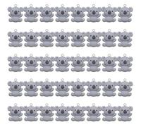 YSJCHEBS 40 Koala-Anhänger, Harz-Koalas, Koala-Schlüsselanhänger, Cartoon-Tier-Anhänger, Ohrringe, Taschenanhänger, Dekoration, DIY-Schmuckzubehör