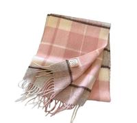 YsRoad Schal Damen - Weiches Warmer -Schal Mit Fransen, grün, blau, schwarz, rot