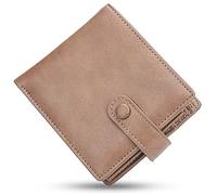 YTBHSHXZ Herren-Geldbörse, blockierend, mit Reißverschluss, Münzfach, superfeine Faser, PU-Kunstleder, minimalistisch, Einzigartige Farbe, Einheitsgröße, Amerikanisch