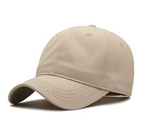YTNKIV Große Kopfmütze XXL Oversize Unisex Baseball Cap Big Head Hat Plus 23.6"-25.5" (60-65cm), khaki, 8