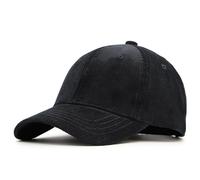 YTNKIV Oversize Big Head Hat XXL Baseball Cap Large Head Hat Unisex Cord Sonnenhut Plus 23.6"-25.5" (60-65cm), Schwarz , Einheitsgröße
