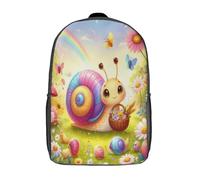 YTPONBCSTUG Schnecke Rucksack Für Jungen,3D Design cartoon bunt Rucksack,Kinder Reise Tasche,Geschenk Für Jungen Mädchen