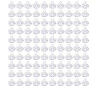 YTtkku 100 Stück Transparente Silikon Verschlussverschlüsse Für Herabhängende Ohrringe. Stilvolle Ohrring Stopper. Praktisches Ohrring Zubehör. Bequeme Verschluss Ohrringverschlüsse