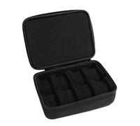 YTtkku Elegante Aufbewahrungsbox Für Uhren Mit 8 Fächern Schwarz Tragbare Organizer Hülle Für Zu Hause Oder Auf Reisen Für Smartwatches Uhrengehäuse