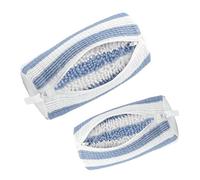 YTUGIL Schuhwaschbeutel Waschmaschine Schuhbeutel Waschmaschine, Sneaker Wash Bag, Sneaker Waschbeutel Waschmaschine, Waschbeutel Schuhe Waschmaschine, Beutel Schuhe Waschmaschine 2 pcs - Blau - Weiß