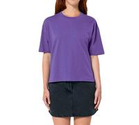 YTWOO Damen Boxy T-Shirt aus Bio-Baumwolle Lila M