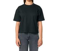 YTWOO Damen Boxy T-Shirt aus Bio-Baumwolle Schwarz M