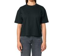 YTWOO Damen Boxy T-Shirt aus Bio-Baumwolle Schwarz XL