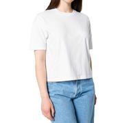 YTWOO Damen Boxy T-Shirt aus Bio-Baumwolle Weiß L