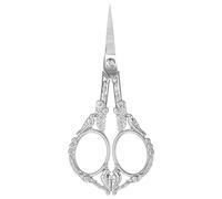 Yuanchu Stickschere Klein, Europäische Vogelschere, Drache Phönix Näh, Retro Handwerk Schere Edelstahlschere Stoffschere Handarbeitsschere Nähschere Textilschere Bastelscheren Handwerkliche (Silber)