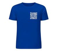 YuanDiann Lustiges Fu QR Code T-Shirt, Fuck You QR Code Shirts Unisex Lustiges Baumwoll Tee Oberteile für Damen und Herren Geschenke Saphir 3XL