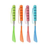 Yuannee Teleskop Schuhlöffel,4 PCS Schuhanzieher Lang Ausziehbarer Metallgriff Reiseschuhlöffel für Senioren Kinder Reise Stiefelknecht Sockenanziehhilfe in Einem