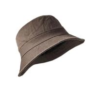 YUECIBAI Bucket Hat Hut Damen Herren Oversize Baumwolle Eimer Hut Männer Frauen Unisex Fischer Hut Breite Krempe Angeln Sonnenhut Outdoor Kappe Xxl61-63Cm Kaffee