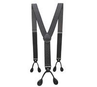 YUECIBAI Hosenträger Suspender Hosenträger Mit Knöpfen Für Erwachsene Y-Rückenform Für Herren Ligas Tirantes Stretch 15