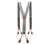 YUECIBAI Hosenträger Suspender Unisex Vintage Hosenträger Herren Hosenträger Verstellbare 6 Knopf Hosenträger Elastische Y-Form Träger Hosen Hosen 004