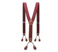 YUECIBAI Hosenträger Suspender Unisex Vintage Hosenträger Herren Hosenträger Verstellbare 6 Knopf Hosenträger Elastische Y-Form Träger Hosen Hosen 002