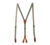 YUECIBAI Hosenträger Suspender Vintage Gestreifte Hosenträger Mit 4 Knöpfen Flexible Hosenträger Für Männer Und Frauen Schmale Dünne Hosenträger Hochzeitskleidung 1