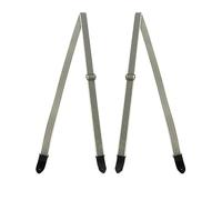 YUECIBAI Hosenträger Suspender Vintage Gestreifte Hosenträger Mit 4 Knöpfen Flexible Hosenträger Für Männer Und Frauen Schmale Dünne Hosenträger Hochzeitskleidung 2