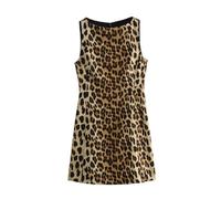 YUECIBAI Hübsche Kleid Kleider Dress Damenmode-Kollektion Tier Druck Kleid M Multi