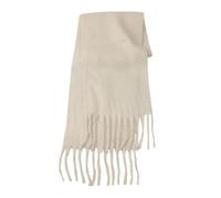 YUECIBAI Schal Damen Schal Gemütlich Twisted Quaste Schal Für Frauen Dick Warmer Weicher Hals Schutz Wind Dicht Breite Lange Schal Dekorative Beige