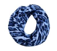 YUECIBAI Schal Damen Winter Frauen Weiche Baumwolle Leinen Warm Sexy Leopard Schal Schal Weiblich Tier Print Ker Chief Hijab 90 X180Cm Scarf Bibblue