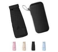 Yuehuamech Faltbarer Reiseschirm Mini Tragbarer Sonnen- und Regenschirm mit Tragetasche Tasche Regenschirme Leichtes kleines Anti- UV Regenschirm für Männer Frauen Outdoor Folding 15cm