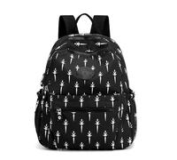 YUESITE Damen Rucksack Klein Schultertasche Wasserdicht Nylon Cityrucksack Daypack Tagesrucksack zum Alltag Reise Schule Freizeit Löwenzahn