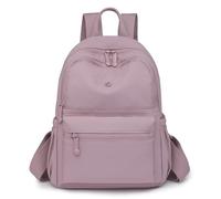 YUESITE Rucksack Damen Wasserdicht Nylon Damenrucksack Casual Daypack Frauen Elegant Schultertasche Cityrucksack Reiserucksack für Reisen Schule Arbeit (Lila)