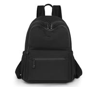 YUESITE Rucksack Damen Wasserdicht Nylon Damenrucksack Casual Daypack Frauen Elegant Schultertasche Cityrucksack Reiserucksack für Reisen Schule Arbeit (Schwarz)