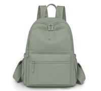 YUESITE Rucksack Damen Wasserdicht Nylon Damenrucksack Casual Daypack Frauen Elegant Schultertasche Cityrucksack Reiserucksack für Reisen Schule Arbeit (Lichtgrün)