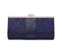 YUEZHAN Abendtasche Damen Clutch Blinkende Abend Tasche Braut Handtasche Damen Clutch Dunkelblau