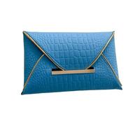 YUEZHAN Abendtasche Damen Clutch Dinner Clutch Umschlag Tasche Dekoration Multifunktion Ale Damen Freizeit Abend Party Abendessen Tasche Blau