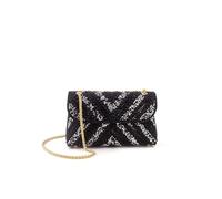 YUEZHAN Abendtasche Damen Clutch Perlen Bankett Handtasche Gepaart Cheong Sam Abendkleid Tasche Cross Body Bag Eine Größe Schwarz