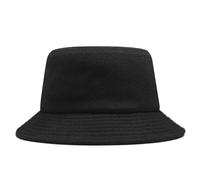 YUEZHAN Bucket Hat Hut Damen Herren Große Kopf Männer Große Größe Fischer Hut Männlich Winter Mütze Mann Plus Größe Filz Eimer Hut 60-65Cm Schwarz
