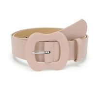 YUEZHAN Gürtel Bonbon Farbe Damen Breiter Gürtel Mode Hosenträger Schnallen Einfarbig Dekorative Jeans Kleid Gürtel Rosa