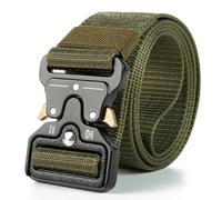 YUEZHAN Gürtel Gürtel Männer Outdoor Jagd Taktischer Gürtel Multifunktions-Schnalle Marine Corps Canvas Gürtel Für Männer Zv01Grün